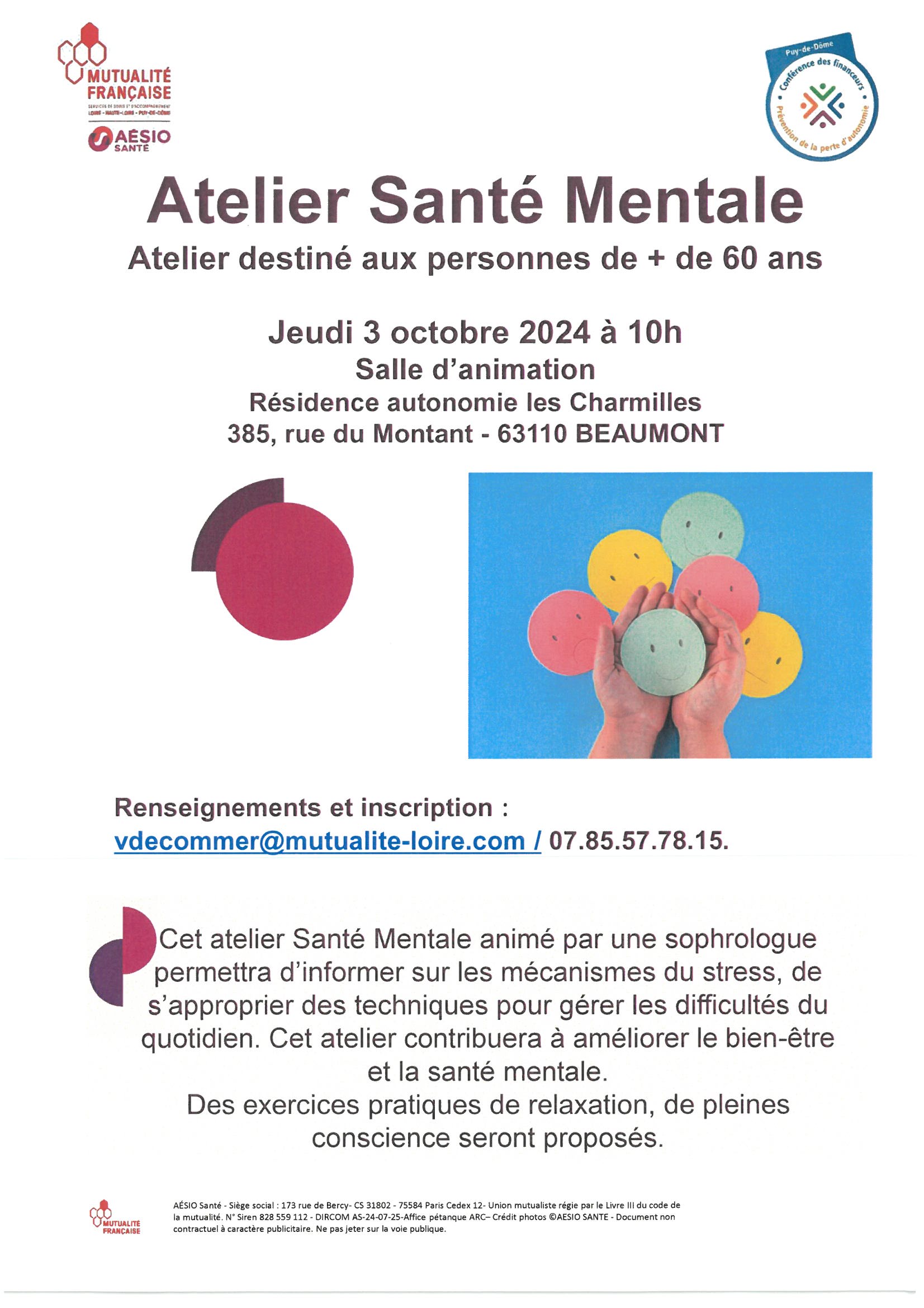 ATELIER SANTE MENTALE 03102024