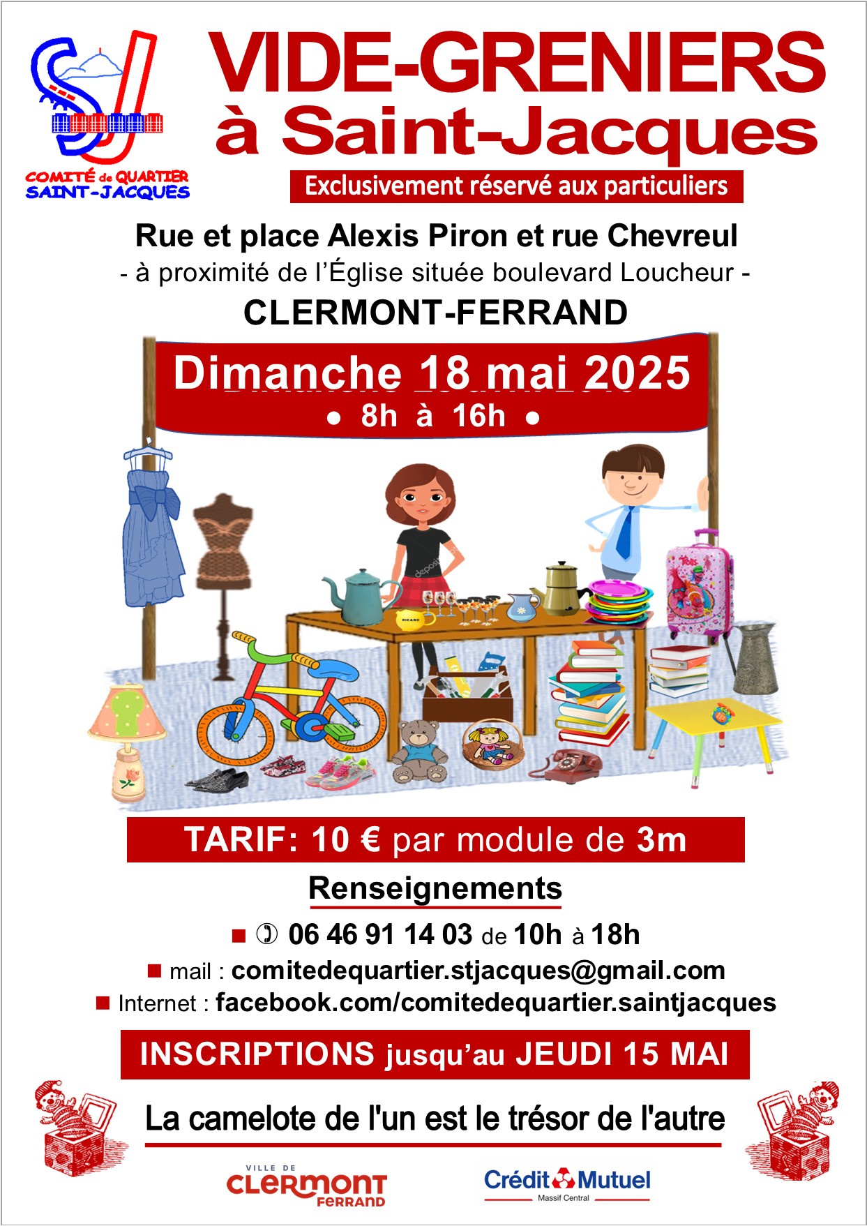 Affiche vide-greniers 2025